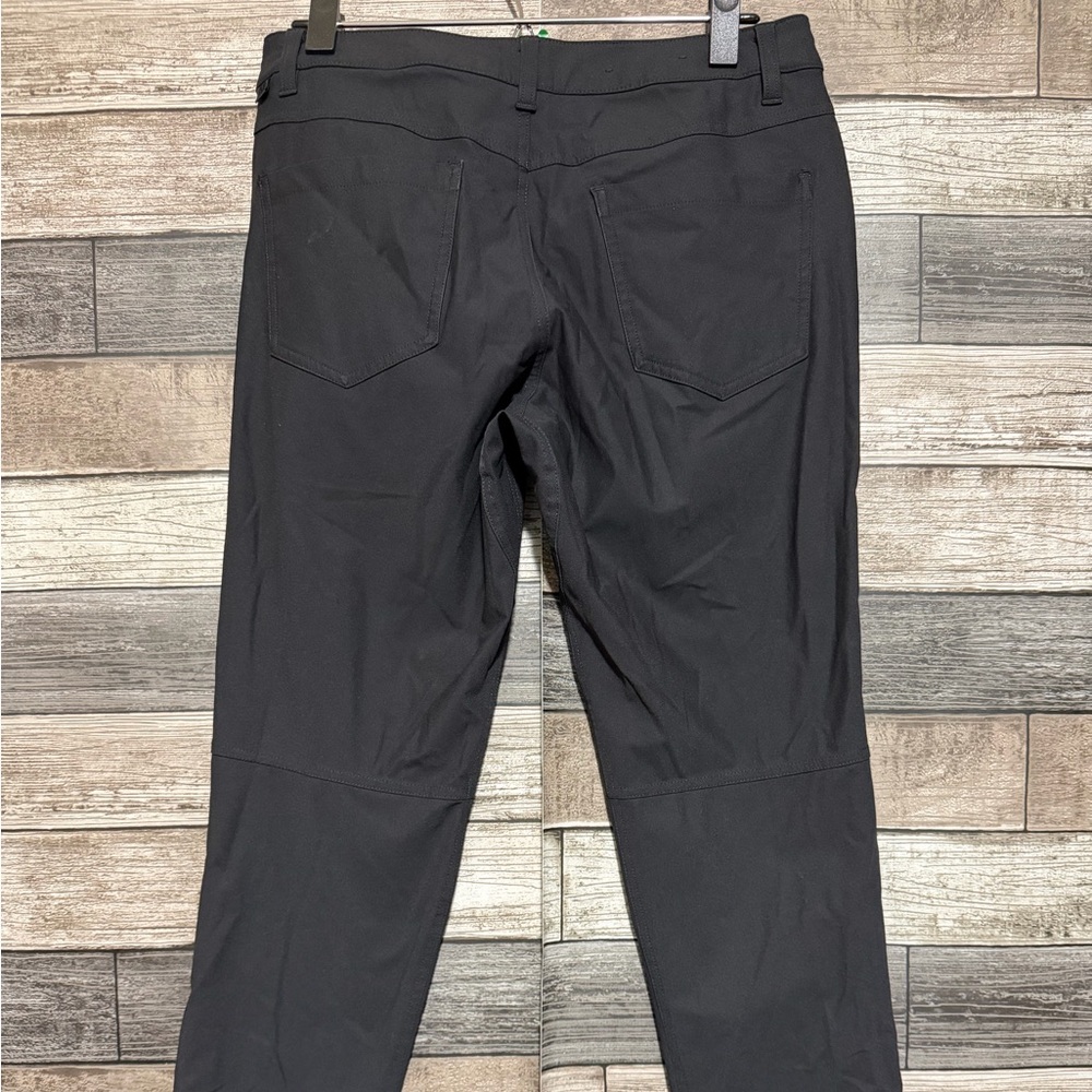 Lululemon ABC Slim Fit Warpstreme Pants Men’s 30x29 Black Stretch LM5AD9S - Picture 6 of 8